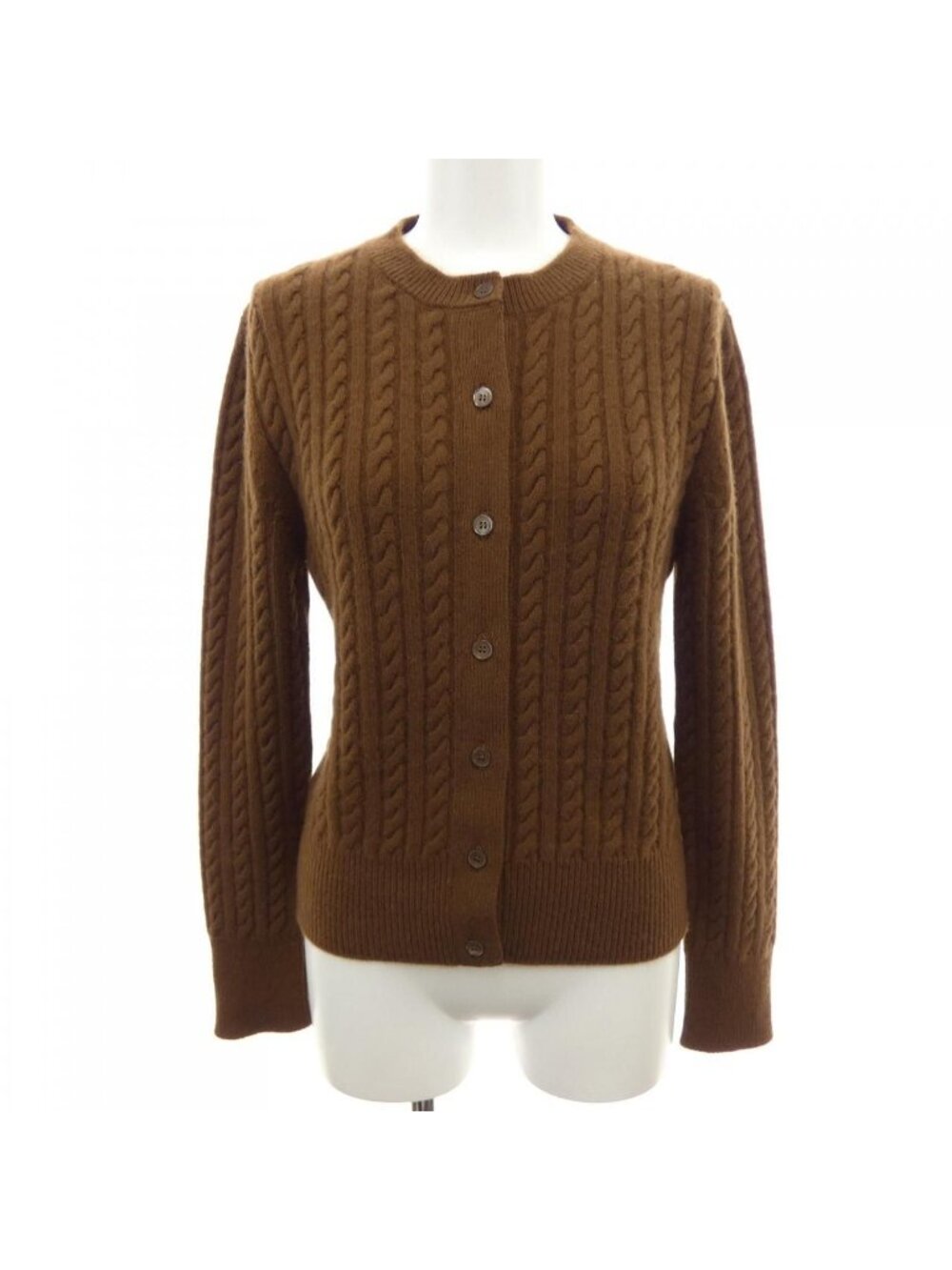 Miu Miu Cable Knit Motif Cardigan